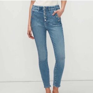 7 For All Mankind Women's 28 High Rise Skinny Jeans